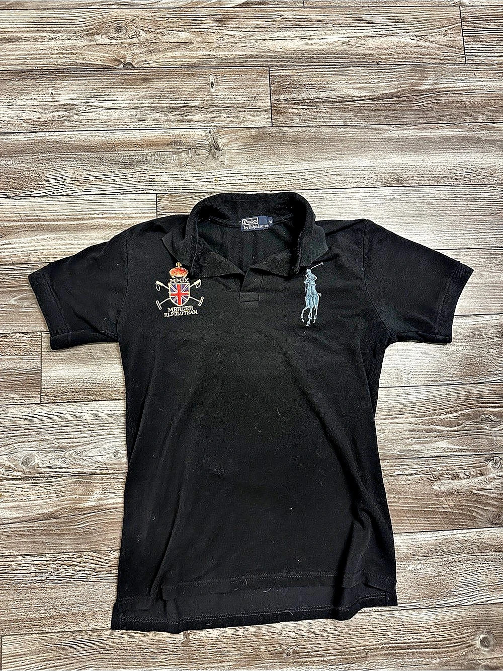 Polo by Ralph Lauren Men's Black Polo Shirt Size Medium
